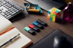 USB 3.2 Flash Drive Kingston DataTraveler Exodia M, 64 GB, juodas/mėlynas