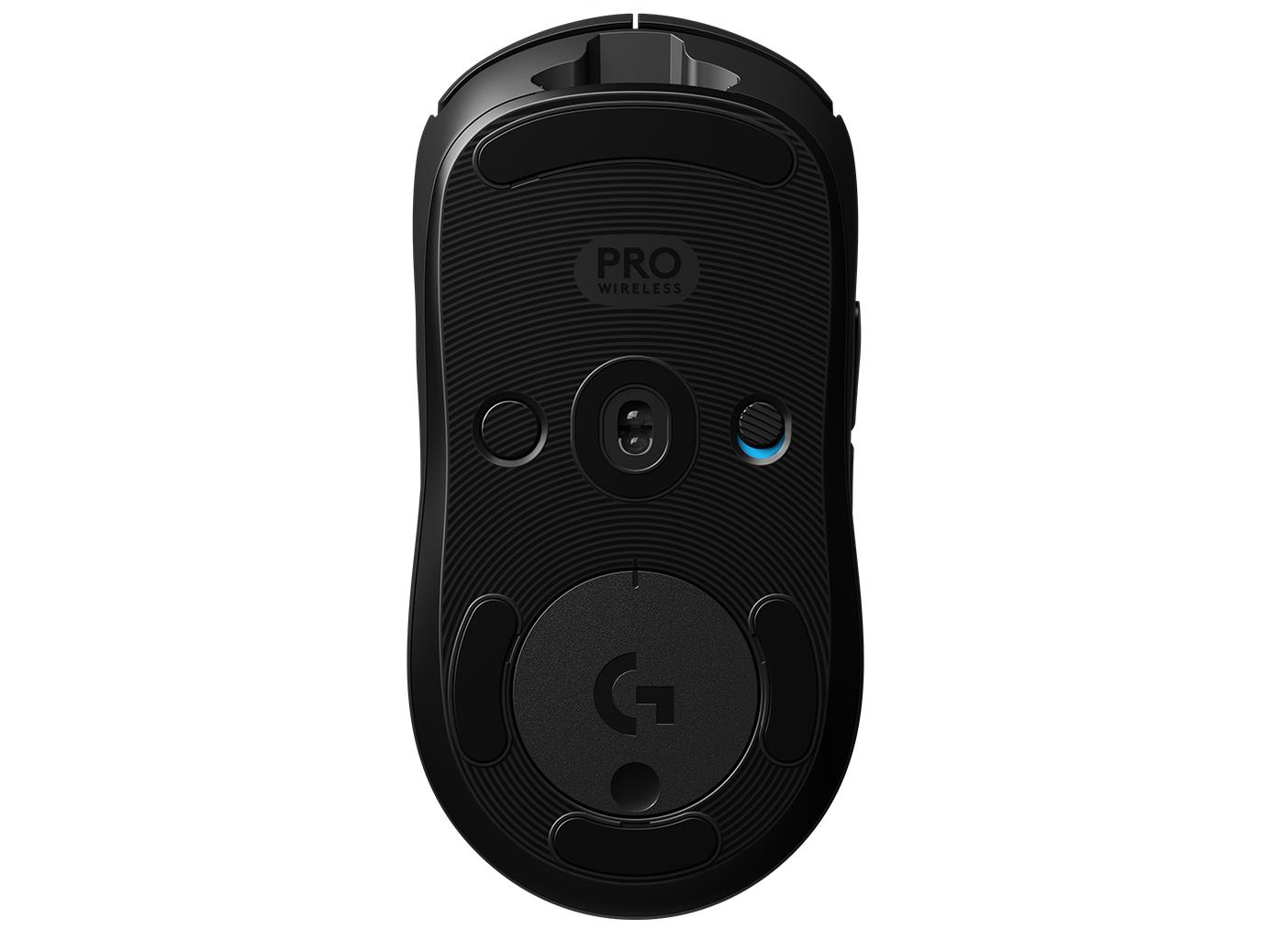 4eace000-f4de-4fa6-a0e8-758c24c99773 Logitech G PRO belaidė pelė iš šono, rodo mygtukų išdėstymą