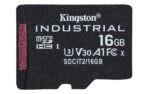 microSDHC kortelė su SD adapteriu, matoma iš šono