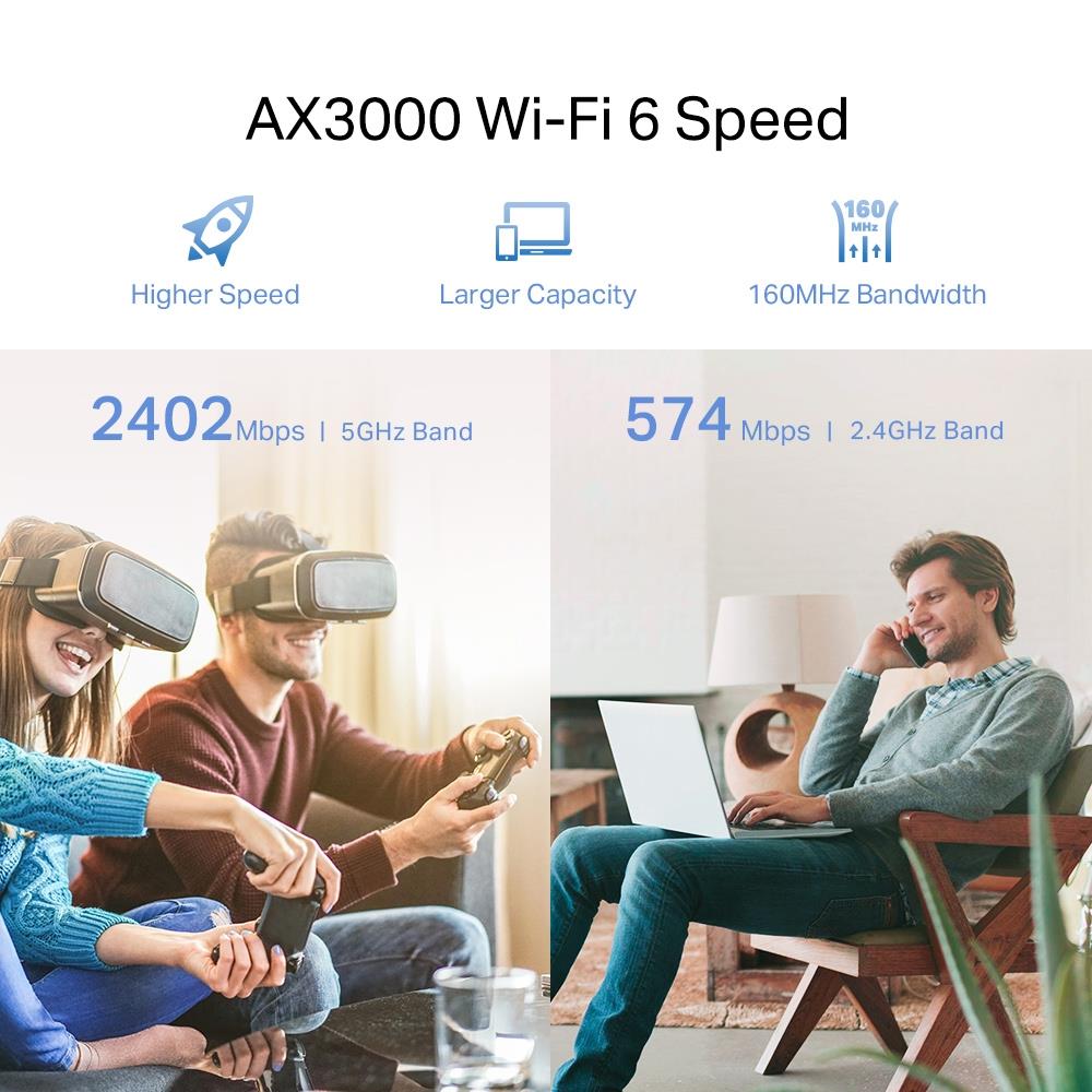 4ffc0a87-24cb-47b7-aff6-f3837a285916 WiFi 6 extender TP-LINK RE705X su 2 išorinėmis antenomis