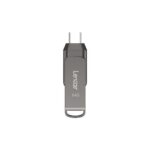 Lexar JumpDrive Dual Drive D400, 64 GB, Type-C ir Type-A USB 3.1