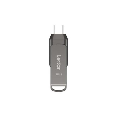 Lexar JumpDrive Dual Drive D400, 64 GB, Type-C ir Type-A USB 3.1