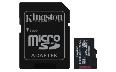 Kingston 32 GB microSDHC Industrial Card, UHS-I, Class 10, A1