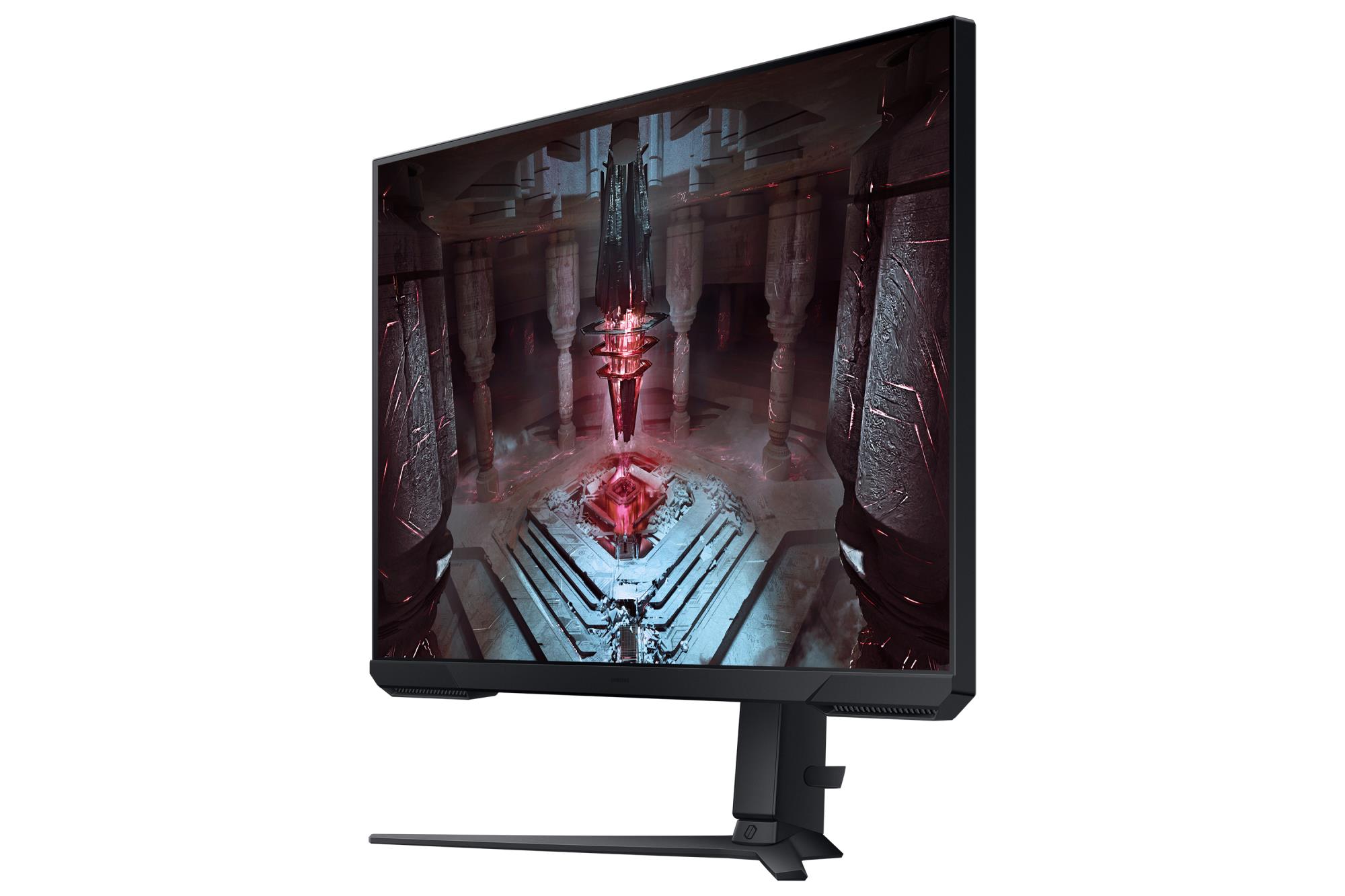 5255cae6-af7e-429e-b2b9-746af2d6d6b5 Monitorius Samsung Odyssey G5 G51C, šoninis vaizdas su reguliuojamu stovu