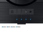 Monitorius Samsung LS32DG500EUXEN, šoninis vaizdas su VESA tvirtinimu