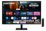 Samsung LS32DM702UUXDU monitorius su 3840 x 2160 pikselių raiška