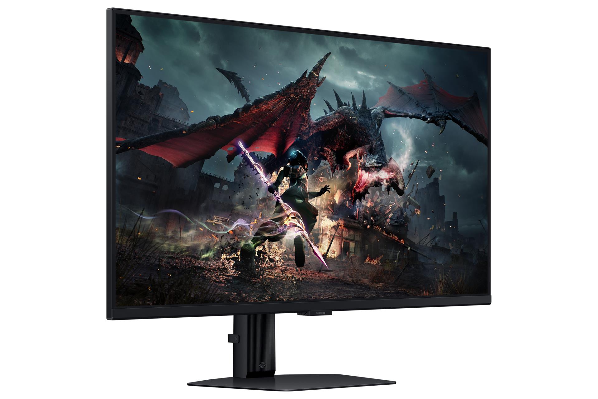 582fc399-88bf-4a81-99bf-717749aea0a0 Monitorius Samsung LS32DG500EUXEN, šoninis vaizdas su VESA tvirtinimu