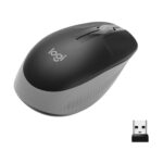Logitech M190 belaidė pelė, USB jungtis, vidutinė pilka spalva