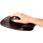 Pelės kilimėlis su riešo palaikymu CRYSTAL, šoninis vaizdas
