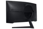 Monitorius Samsung LC34G55TWWPXEN, šoninis vaizdas su posvyrio reguliavimu