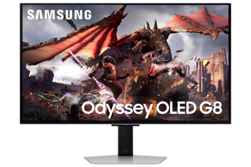 Samsung LS32DG802SUXDU 32" OLED monitorius su 4K raiška ir 240 Hz atnaujinimo dažniu