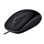 Logitech B110 Silent pelė, laidinė, USB jungtis, juoda