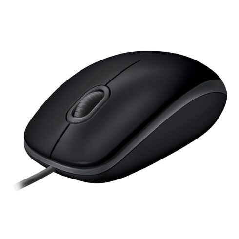 Logitech B110 Silent pelė, laidinė, USB jungtis, juoda