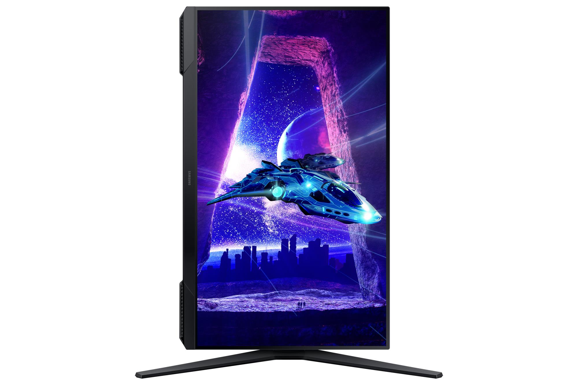 64b2f516-edb3-44f4-8e09-826cc2d8fd8c Monitorius Samsung LS24DG302EUXEN, šoninis vaizdas su reguliuojamu aukščiu