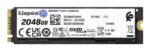 Kingston KC3000 SSD M.2 2280 su PCIe 4.0 NVMe sąsaja, šoninis vaizdas