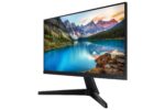 Monitorius Samsung LF24T370FWRXEN, matomas iš šono, rodo posvyrio kampą
