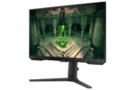 Monitorius Samsung LS25BG400EUXEN, šoninis vaizdas su HDMI prievadais