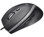 Pelė Logitech M500s, šoninė pusė su programuojamais klavišais