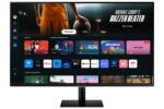 Monitorius Samsung LS32DM702UUXDU, šoninis vaizdas su HDMI prievadais