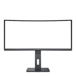 Monitorius AOC CU34P3CV su 34 colių ekranu, matomas iš šono