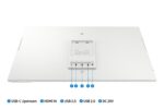 Monitorius Samsung LS32DM801UUXDU, šoninis vaizdas su VESA tvirtinimu