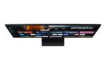 Monitorius Samsung LS32DM702UUXDU, matomas iš šono, rodo HDMI prievadus