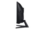 Monitorius Samsung LC34G55TWWPXEN, matomas iš šono su posvyrio kampu