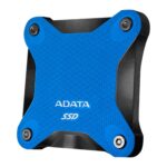 Išorinis SSD ADATA SD620, matomas iš šono su USB 3.2 Gen 2 jungtimi
