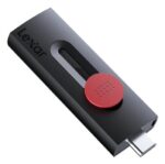 Lexar JumpDrive D300 128 GB, uždarytas su ištraukiamu dizainu