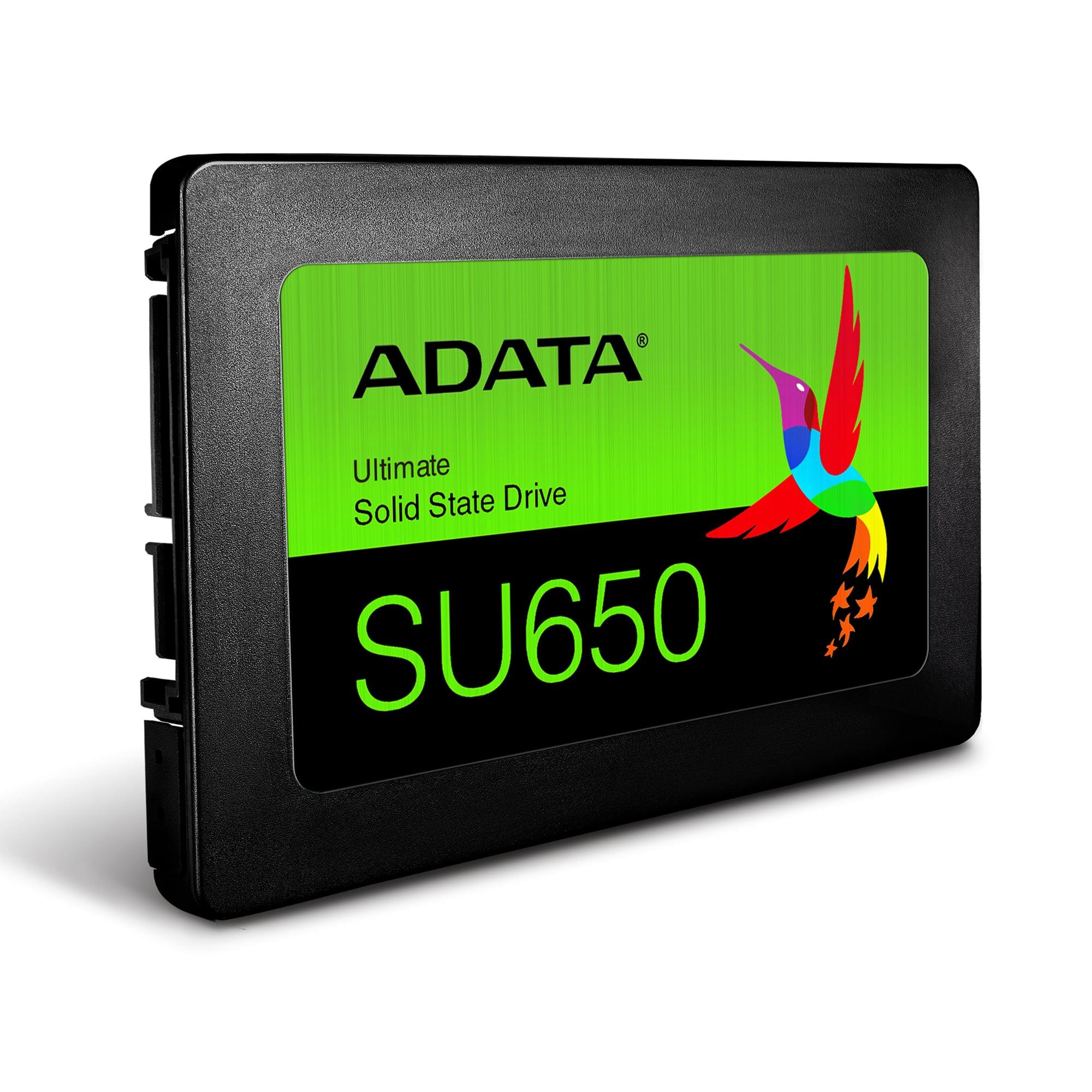 8502a903-7b0c-4012-85fd-cc45c790aee2 Ultimate SU650 SSD 1000 GB, matomas iš šono su SATA jungtimi