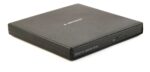 USB DVD įrenginys Gembird DVD-USB-04, matomas iš šono