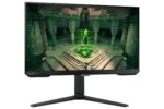 Monitorius Samsung LS25BG400EUXEN, šoninis vaizdas su HDMI prievadų išdėstymu