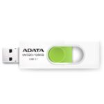 USB atmintinė ADATA UV320, vaizdas iš šono su ištraukiamu USB jungtimi