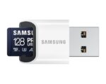 MicroSD kortelė Samsung PRO Ultimate su kortelių skaitytuvu, pakavimo vaizdas