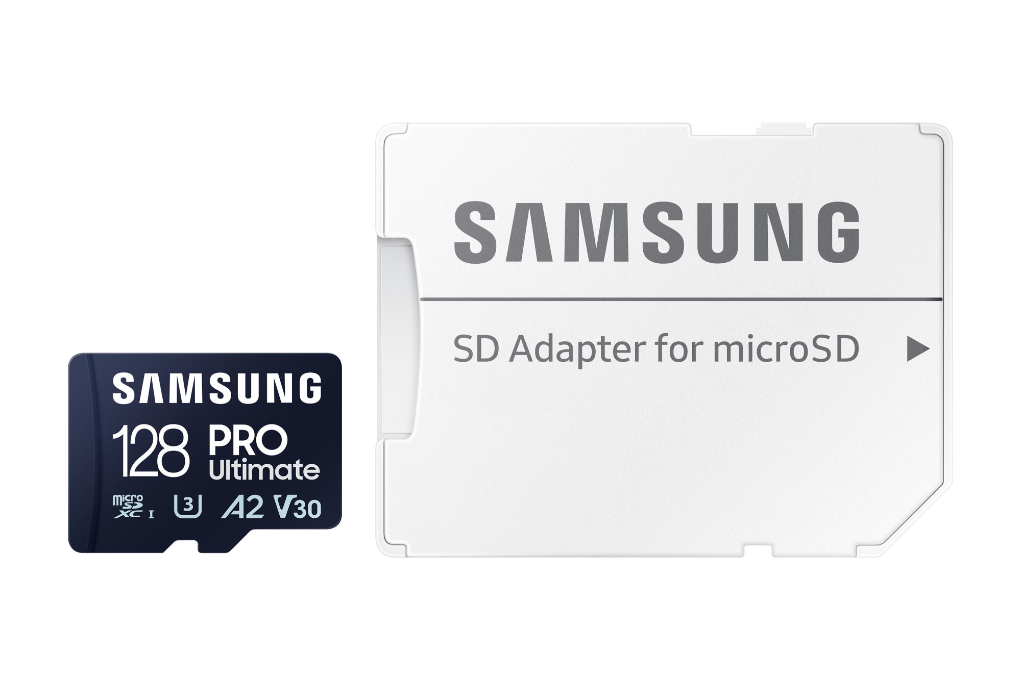 980d79a6-21f5-44fb-8f70-d59d46714724 Samsung PRO Ultimate 128 GB microSDXC kortelė su SD adapteriu