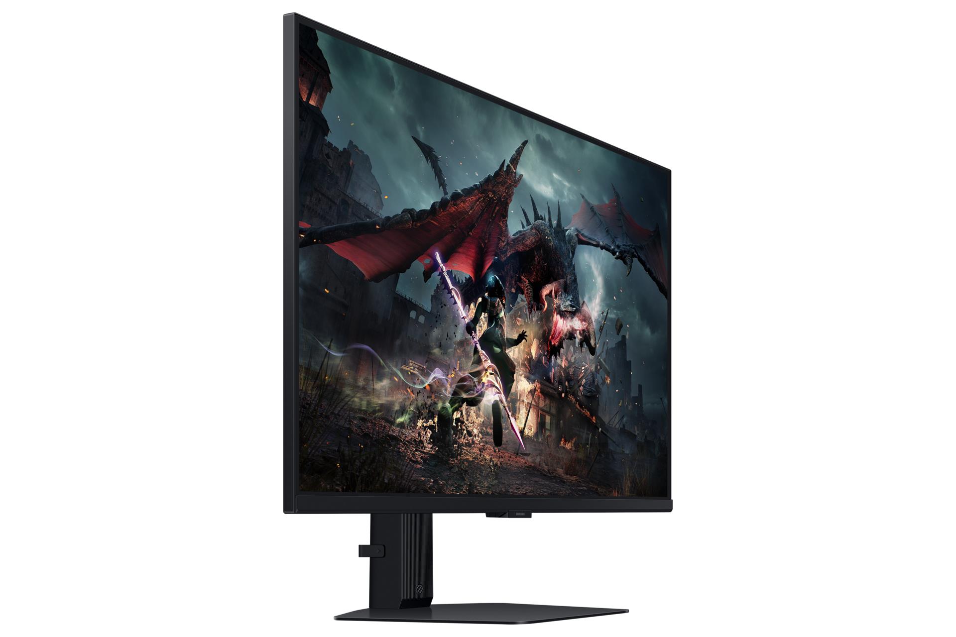 9cbb923d-f765-4f4c-b898-b078b08574b0 Monitorius Samsung LS32DG500EUXEN, šoninis vaizdas su VESA tvirtinimu