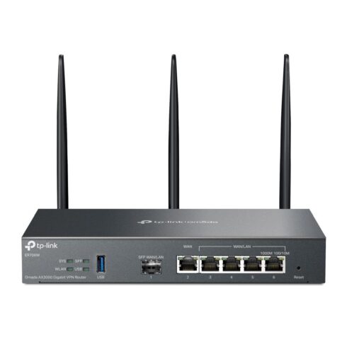 SafeStream Gigabit Multi-WAN VPN maršrutižatorius ER706W su 6 Gigabit RJ45 prievadais