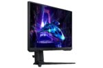 Monitorius Samsung LS24DG302EUXEN, šoninis vaizdas su reguliuojamu aukščiu