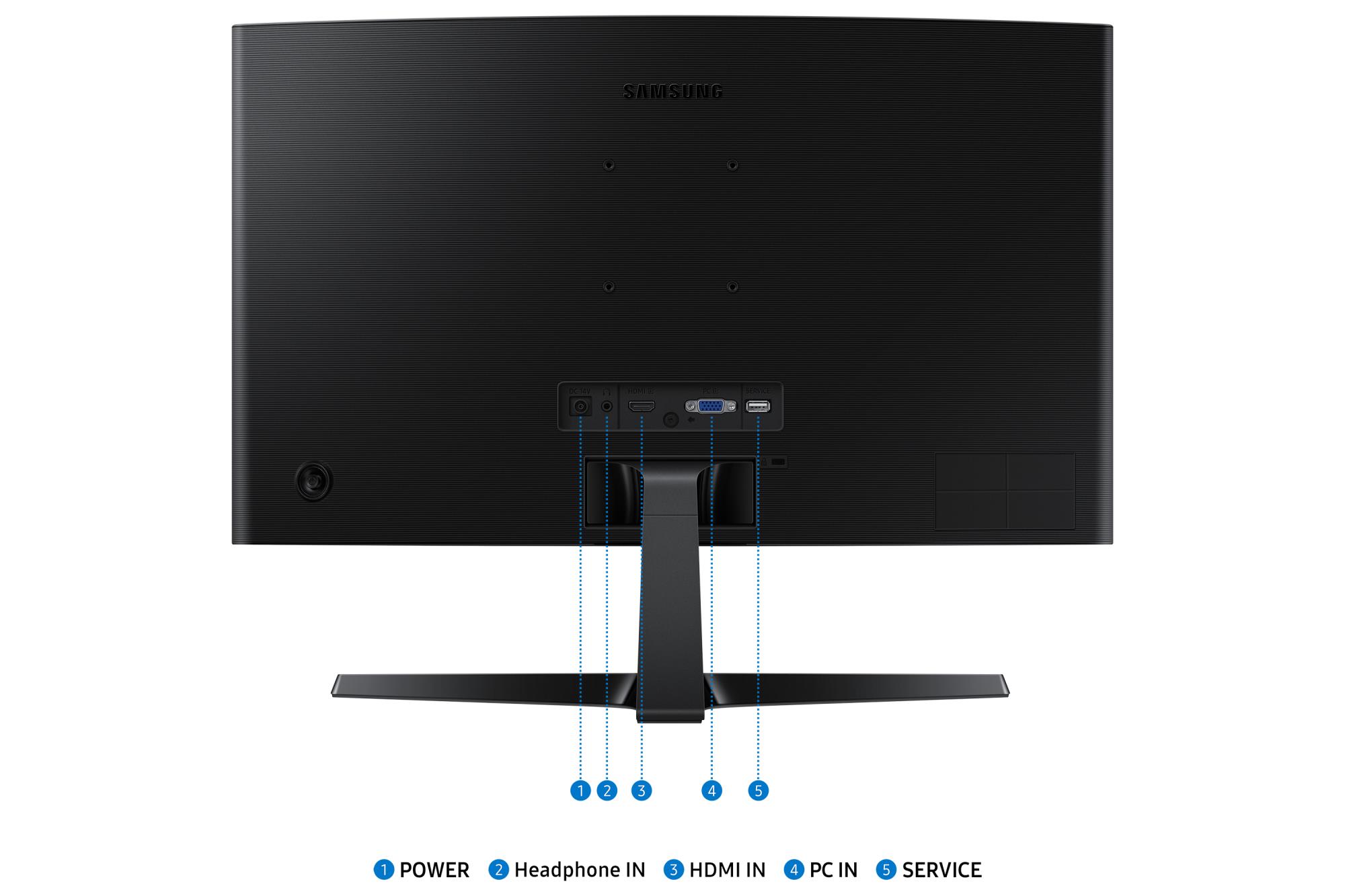 9ff1bd8c-ca4a-42f8-aa0c-bc5ef6b31bc6 Monitorius Samsung LS24D366GAUXEN, matomas iš šono, su HDMI prievadu