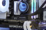 Žaidimų kompiuteris su i7-10700F ir RTX 3070Ti, šoninis vaizdas