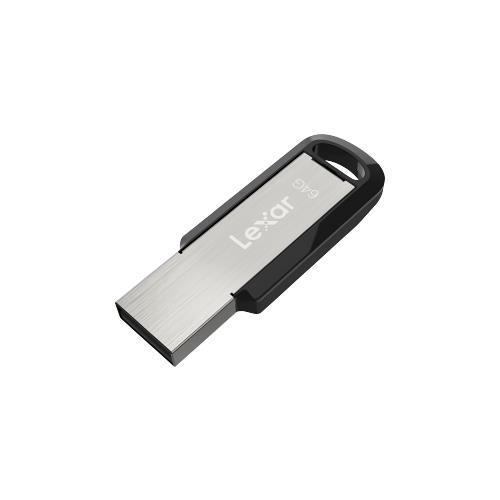 a07179df-51b0-40f1-95b8-126988c5f5a3 Lexar JumpDrive M400 64 GB, uždengtas metaliniu korpusu ir raktų pakabuku