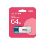 USB atmintinė ADATA UV240, apžvalginis vaizdas su atidarytu dangteliu