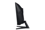 Monitorius Samsung LC34G55TWWPXEN, šoninis vaizdas su posvyrio reguliavimu