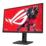 Monitorius Asus ROG Strix XG27ACS, šoninis vaizdas su reguliuojamu aukščiu