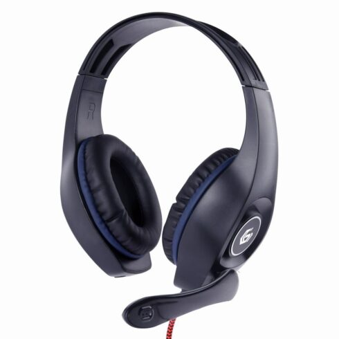 Gembird GHS-05-B ausinės su įmontuotu mikrofonu ir 3.5 mm jungtimi