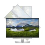 Monitorius Dell P2225H, vaizdas iš šono su HDMI ir USB-C prievadais