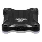 Išorinis SSD ADATA SD620, matomas iš šono su USB 3.2 Gen 2 jungtimi