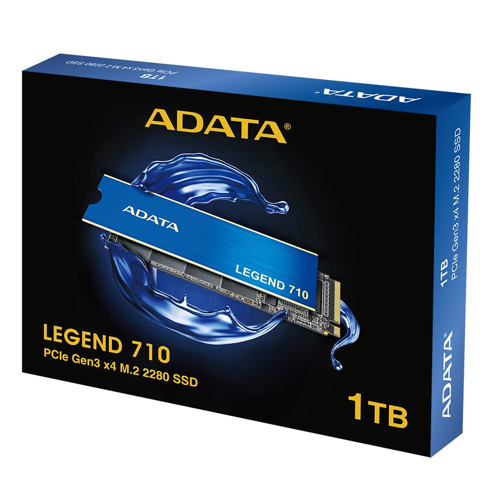 b16980fa-ca57-4897-8d25-bb684ed04cd9 SSD ADATA LEGEND 710, M.2 2280 formos faktorius, šoninis vaizdas