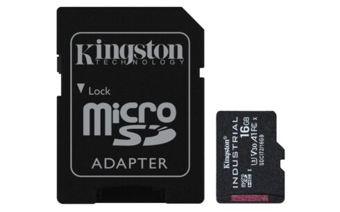 Kingston microSDHC/SDXC Industrial kortelė, 16 GB, UHS-I, Class 10