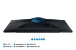 Monitorius Samsung Odyssey G5 G51C, šoninis vaizdas su VESA tvirtinimu